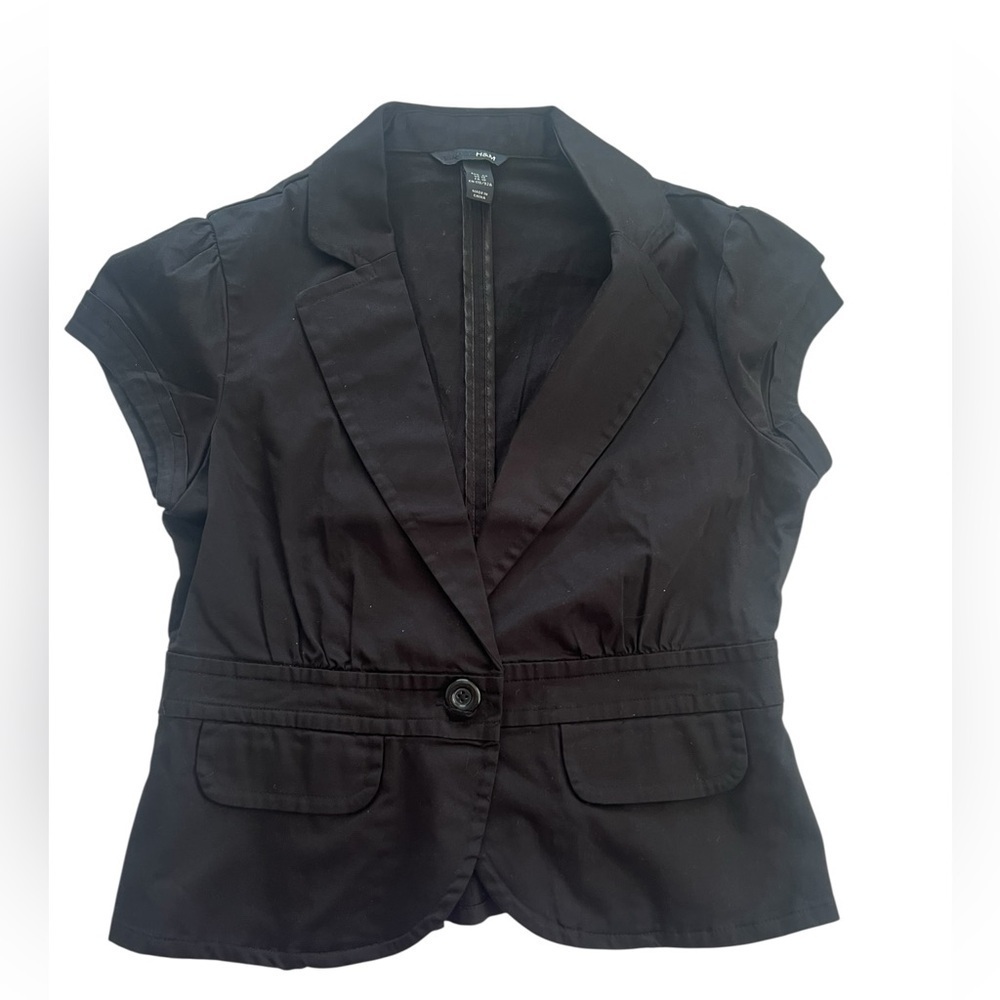 New cotton short sleeve blazer